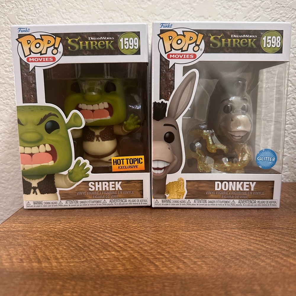 Donkey and Shrek Funko POP